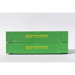Jacksonville Terminal Co 537013 - 53' High Cube Currugated Containers Twin Logistics - N Scale