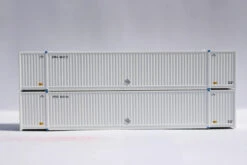 Jacksonville Terminal Co 537060 - 53' High Cube Container (2) (MAGNETIC CONNECTION) United Parcel Service (UPS) - N Scale