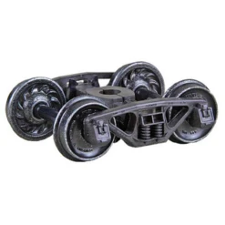 Kadee #565 - HGC Bettendorf 50-Ton Self Centering Trucks Ribbed - HO Scale