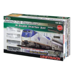 Kato 106-0017 - P42 And Superliner Starter Set Amtrak (AMTK) - N Scale