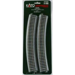 Kato 2-240 - 730mm (28 3/4") Radius 22.5º Curve Track [4 Pcs] - HO Scale