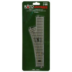 Kato 2-840 - Manaul Turnout, Left Hand - HO Scale