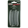 Kato 20-121 - 315mm (12 3/8") Radius 15º Curve Track [4 Pcs] - N Scale