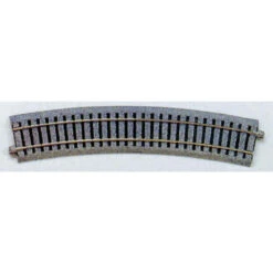 Kato 2-210 - 21-5/8" 550mm - Curved Track 22.5-Degree Radius Pkg(4) - HO Scale