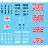 Lonestar Model 12024 - Company Decal Accessory Pack - Hill & Hill Truck Lines - HO Scale