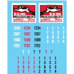 Lonestar Model 12025 - Company Decal Accessory Pack - Melton Truck Lines - HO Scale
