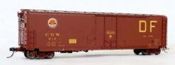 Moloco 13010-01 - CGW Delivery 1963, GA 50' RBL Sill 1 10'6" Offset Door Narrow Rods Chicago Great Western (CGW) 516 - HO Scale