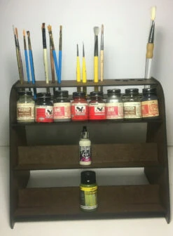 Motrak Models 85023 - Vallejo Paint Rack - Multi Scale Kit