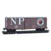Micro-Trains Line 07300320 - 40' Standard Box Car, Single Door, Full Ladders, W/o Roofwalk Northern Pacific (NP) 45617 - N Scale