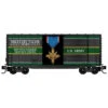 Micro-Trains Line 10100769 - 40' Hy-Cube Box Car, Single Door Military Valor Award - US Army Distinguished Service Cross - N Scale