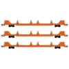Micro-Trains Line 99302203 - CSX Rail Repair Flat Car 3-pack CSX (CSXT) 920737, 920740, 920743 - N Scale
