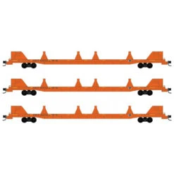 Micro-Trains Line 99302203 - CSX Rail Repair Flat Car 3-pack CSX (CSXT) 920737, 920740, 920743 - N Scale