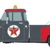 Classic Metal Works 30638 - 1957 Chevrolet Stepside Tow Truck - Assembled - Mini Metals(R) -- Texaco (gray, Red, White) - HO Scale