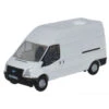 Oxford Diecast NFT006 - White Transit LWB High - 1:148 Scale