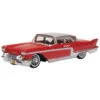 Oxford Diecast Oxford 87CE57002 - 1957-1965 Cadillac Eldorado Brougham Dakota Red, Stainless Steel - Assembled - HO Scale
