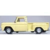Oxford Diecast 87CP65007 - 1965 Chevrolet Stepside Pickup - Assembled -- Yellow - HO Scale Kit