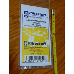 Pikestuff 541-1009 - Louvered Ventilators ( Each) - HO Scale Kit