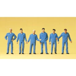 Preiser 14031 - Working People - Mechanics - HO Scale