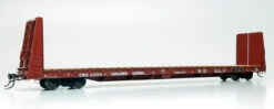 Rapido 147004A - Marine Industries 66' Bulkhead Flatcar Canadian National (CNIS) 621047 - HO Scale