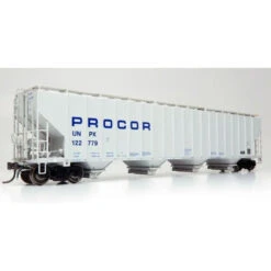 Rapido 157002-02 - Procor 5820 Covered Hopper: UNPX - Procor Blue Solid Procor (UNPX) 122686 - HO Scale