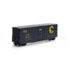 Athearn Roundhouse 88082 - 50' Waffle High Cube Plug Door Box Chessie (C&O) 484792 - HO Scale