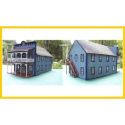 RslaserKits 2022 - 1880s Gem Hotel - Zelda's B&B - HO Scale Kit