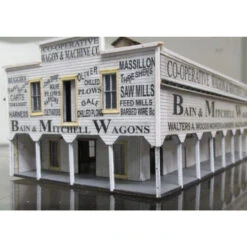 RslaserKits 3077 - Bain & Mitchell Wagon Co. - N Scale Kit