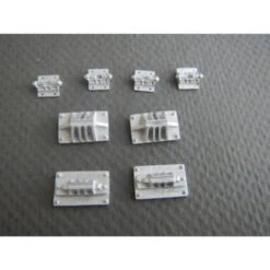 Showcase Miniatures 2185 - Slab And Pin Bridge Castings (8 Pieces) - HO Scale Kit