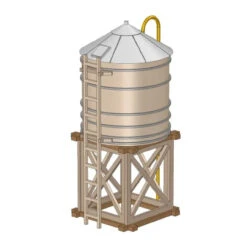 Showcase Miniatures 568 - Rooftop Water Tank (Small) - N Scale Kit