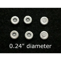 Showcase Miniatures W24001 - Medium Duty Alloy Wheels - N Scale Kit