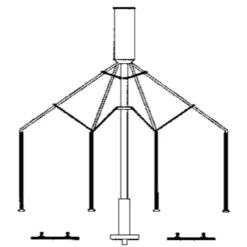 Stewart Products 1114 - Dbl-Track Sanding Tower - N Scale Kit