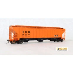 Tangent Scale Models 11241-08 - “Original 1979” PS4750 Covered Hopper Illinois Central Gulf (ICG) 766807 - HO Scale