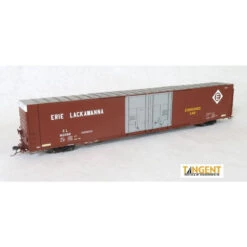 Tangent Scale Models 25025-04 - Greenville 86' Double Plug Door Box Car Erie Lackawanna (EL) 92078 - HO Scale