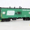 Tangent Scale Models 60124-03 - DSI/SLCC Bay Window Caboose Penn Central (PC) 21607 - HO Scale