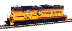 Walthers Mainline 910-10482 - EMD GP9 Chessie (C&O) 6201 - HO Scale
