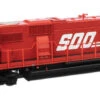 Walthers Mainline 910-20322 - EMD SD60M "TRICLOPS" W/ LokSound 5 Sound & DCC Soo Line (SOO) 6059 - HO Scale