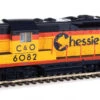 Walthers Mainline 910-20481 - EMD GP9 W/ LokSound 5 Sound & DCC Chessie (C&O) 6082 - HO Scale