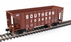 Walthers Mainline 910-56623 - 34' 100-Ton 2-Bay Hopper Southern (SOU) 103499 - HO Scale