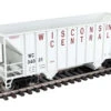 Walthers Mainline 910-56634 - 34' 100-Ton 2-Bay Hopper Wisconsin Central (WC) 34031 - HO Scale