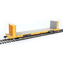 Walthers Mainline 910-5879 - 60' P-S Bulkhead Flatcar Trailer Train (PTTX) 93477 - HO Scale