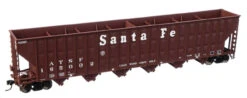 Walthers Mainline 910-6751 - Greenville 7,000 CuFt Woodchip Hopper Atchison, Topeka And Santa Fe (ATSF) 165002 - HO Scale