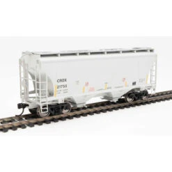 Walthers Mainline 910-7574 - 39' Trinity 3281 2-Bay Covered Hopper Chicago Freight Car (CRDX) 21768 - HO Scale