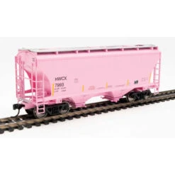 Walthers Mainline 910-7582 - 39' Trinity 3281 2-Bay Covered Hopper Halliburton (HWCX) 7996 - HO Scale