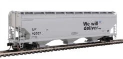 Walthers Mainline 910-7733 - 60' NSC 5150 3-Bay Covered Hopper Union Pacific (UP) 90707 - HO Scale