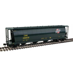 Walthers Mainline 910-7851 - 59' Cylindrical Hopper Chicago & Northwestern (CNW) 460094 - HO Scale