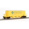 Walthers Proto 920-106017 - 40' Ortner 100-Ton Open Aggregate Hopper Blue Circle Cement (WBCX) 73006 - HO Scale