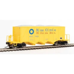 Walthers Proto 920-106018 - 40' Ortner 100-Ton Open Aggregate Hopper Blue Circle Cement (WBCX) 73022 - HO Scale