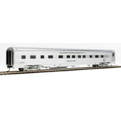 Walthers Proto 920-16254 - 85' Pullman-Standard Regal Series 4-4-2 Sleeper - Ready To Run -- Lighted -- BNSF Business Train (Real Metal Finish) BNSF 64, Marias Pass - HO Scale