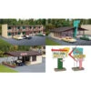 Walthers Cornerstone 933-3487 - Vintage Motor Hotel With Office And Restaurant - HO Scale Kit