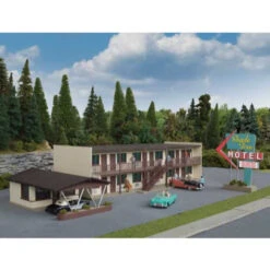 Walthers Cornerstone 933-3488 - Vintage Motor Hotel - HO Scale Kit